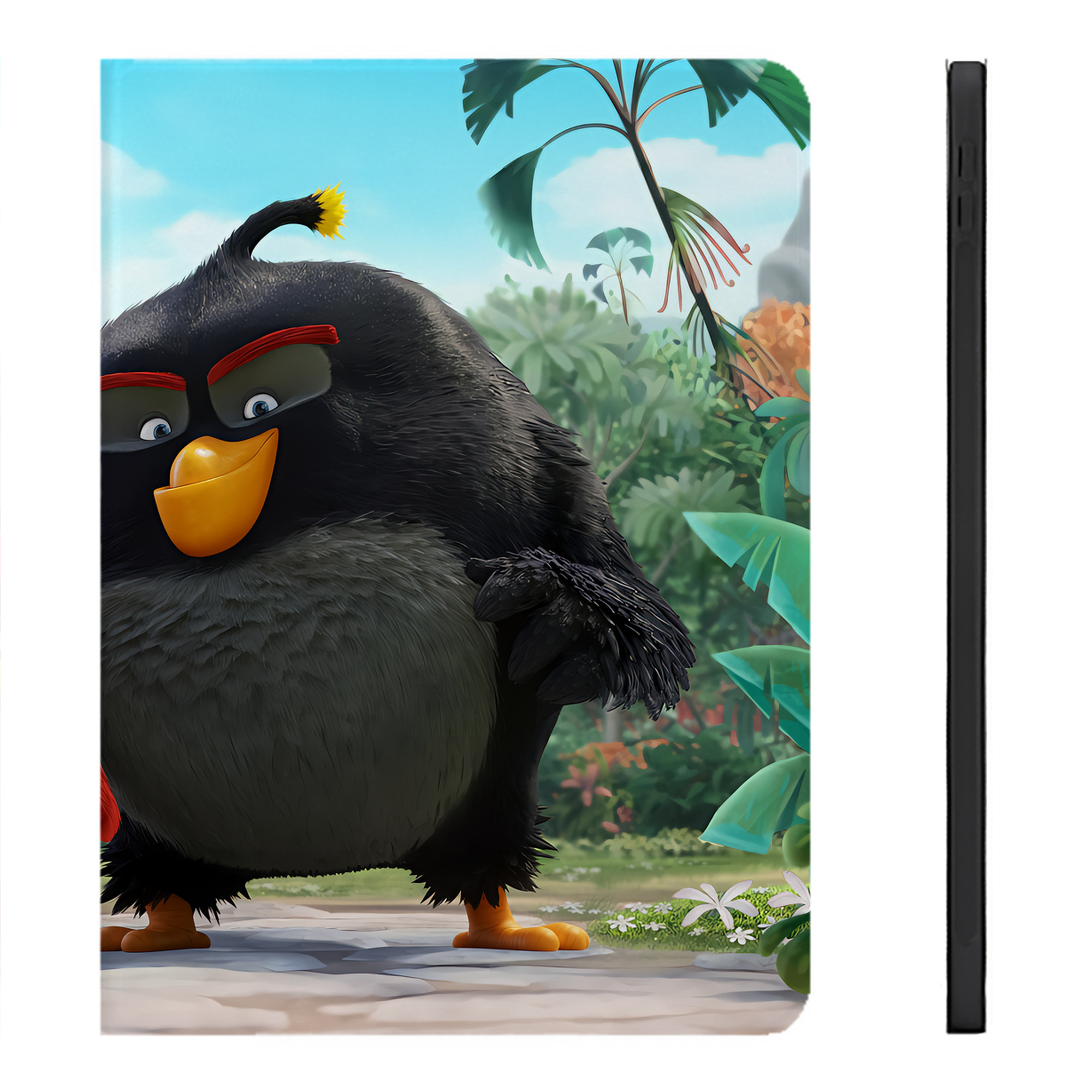 （画像用） Angry Birds アングリーバード IPadケース ペンホルダー付き ブックスタイルデザイン